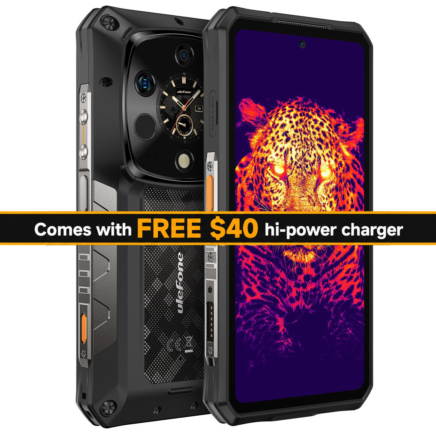 Ulefone Armor 28 Ultra Thermal 16GB/1TB, Dimensity 9300+, Android 15