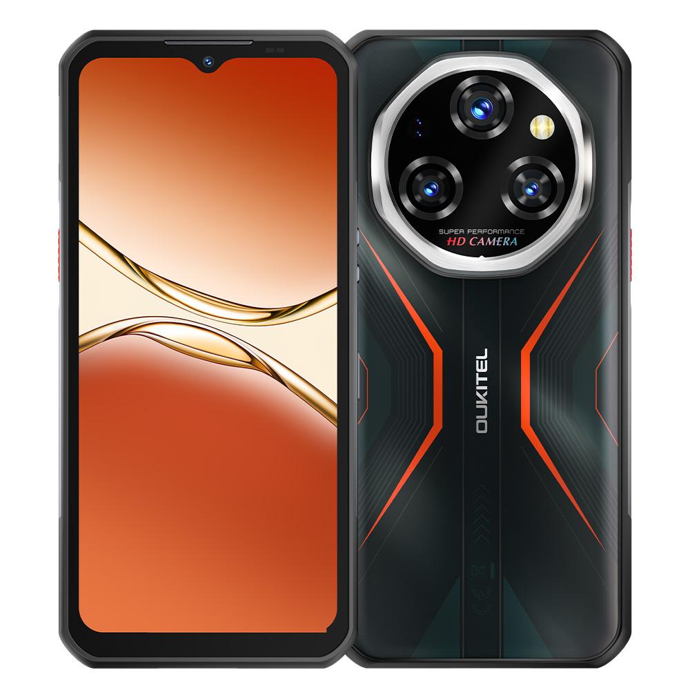 Oukitel WP55 Pro 5G Rugged Phone, 48GB+512GB, 108MP Camera, Fingerprint, 6.6 inch Android 15 Dimensity 7025 Octa Core, NFC, OTG, Network: 5G (Orange)