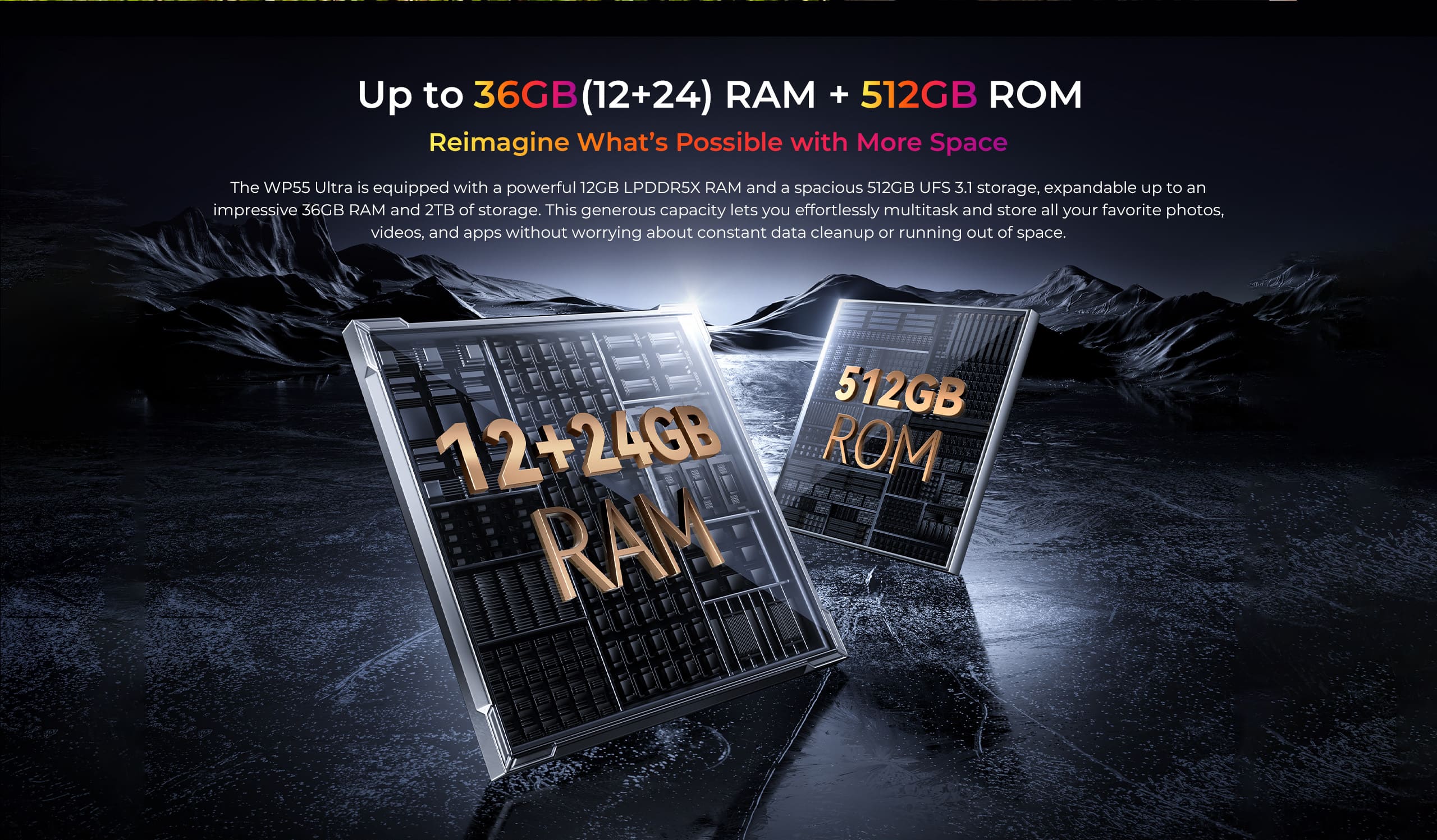 Oukitel WP55 Ultra Thermal 5G Rugged Phone, 36GB+512GB, 108MP Camera, Fingerprint, 6.6 inch Android 15 Dimensity 7025 Octa Core, NFC, OTG, Network: 5G - Image 14
