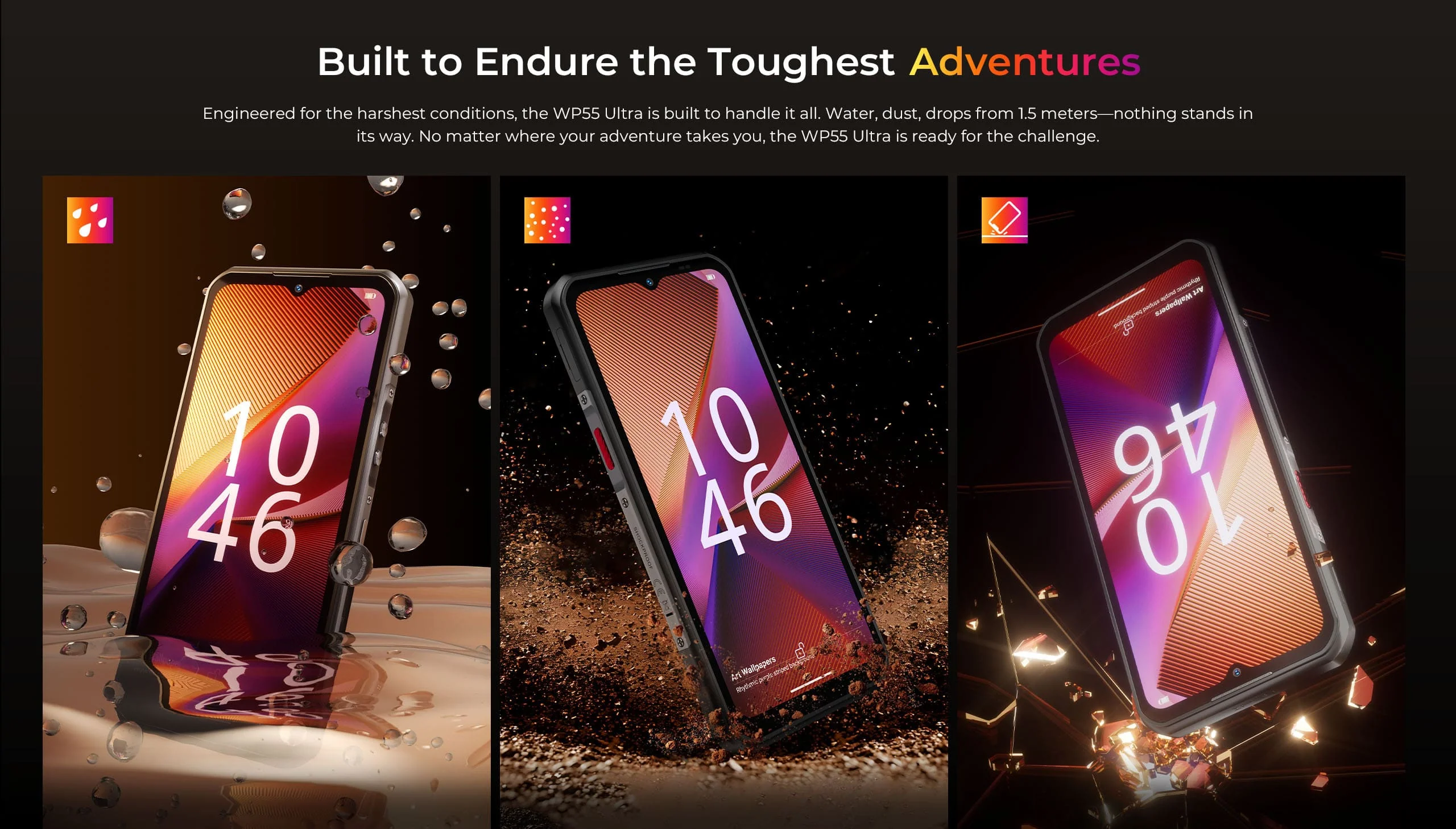 Oukitel WP55 Ultra Thermal 5G Rugged Phone, 36GB+512GB, 108MP Camera, Fingerprint, 6.6 inch Android 15 Dimensity 7025 Octa Core, NFC, OTG, Network: 5G - Image 20