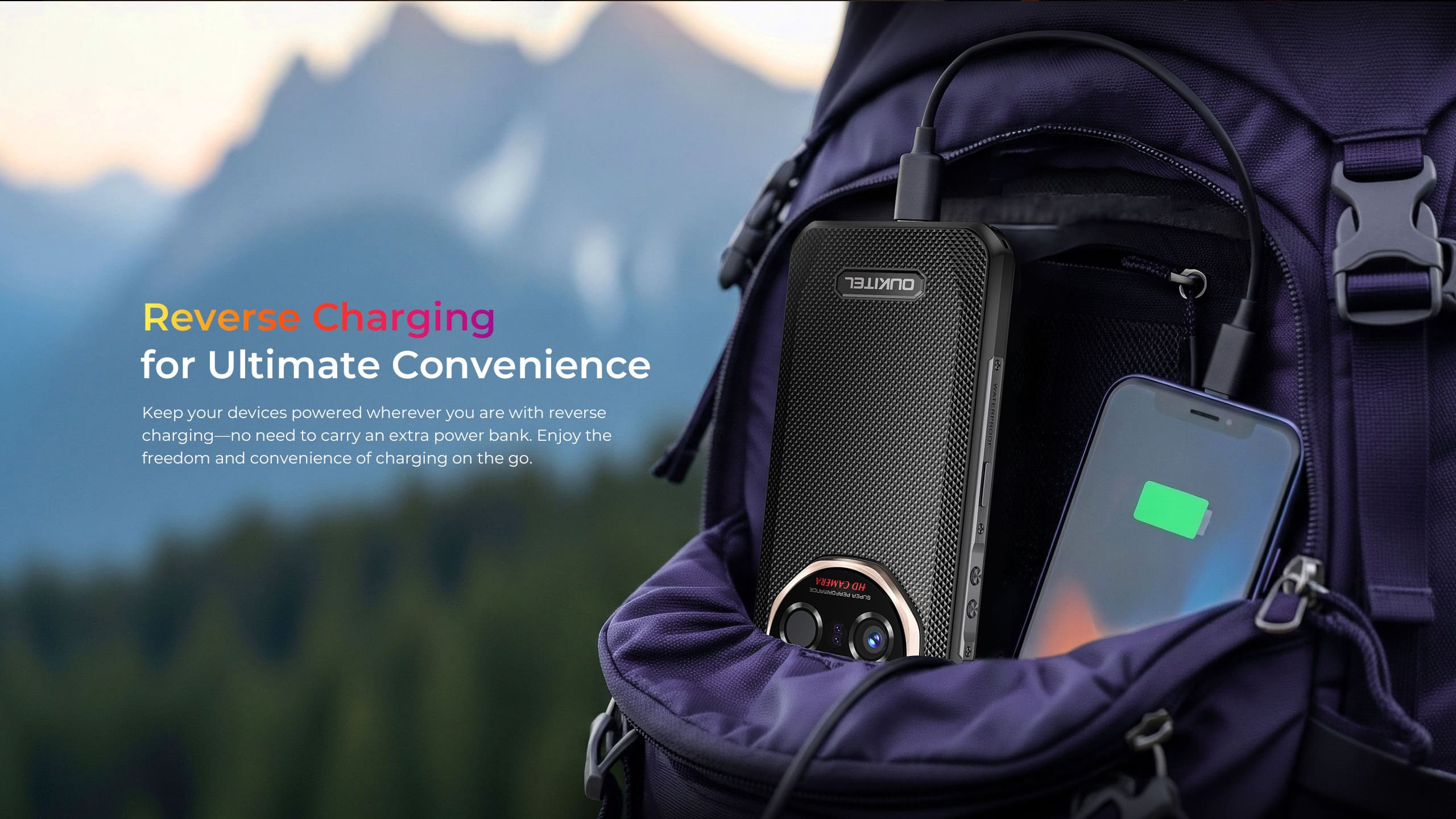 Oukitel WP55 Ultra Thermal 5G Rugged Phone, 36GB+512GB, 108MP Camera, Fingerprint, 6.6 inch Android 15 Dimensity 7025 Octa Core, NFC, OTG, Network: 5G - Image 21