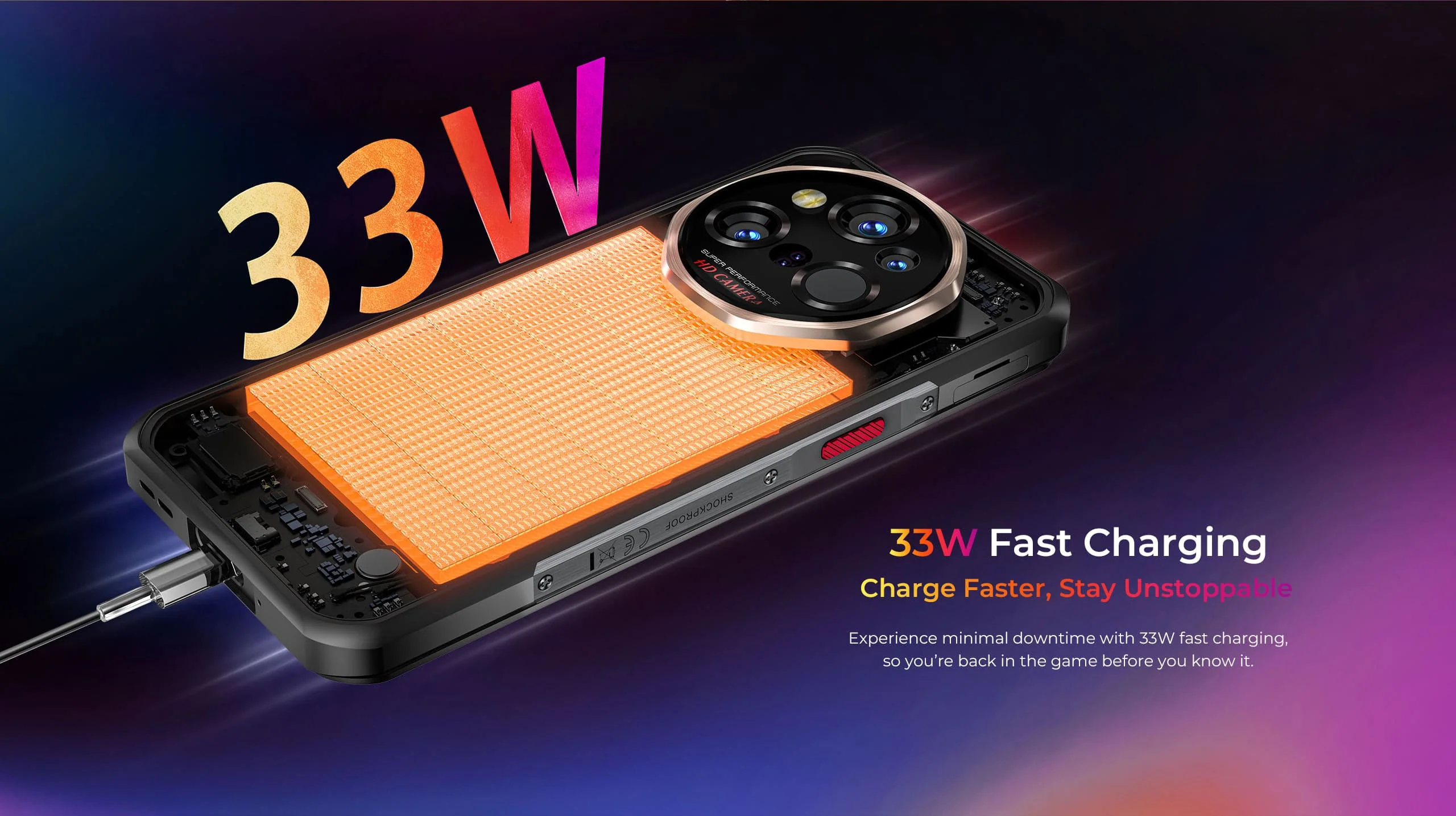 Oukitel WP55 Ultra Thermal 5G Rugged Phone, 36GB+512GB, 108MP Camera, Fingerprint, 6.6 inch Android 15 Dimensity 7025 Octa Core, NFC, OTG, Network: 5G - Image 10